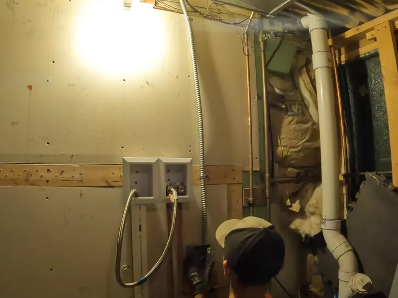Basement plumbing rough-in and drain piping for Plumber in the West End of Pottstown, PA in West End Pottstown, PA