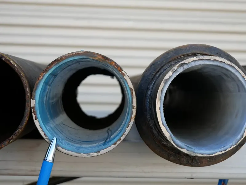 Excavated sewer line with pipe repair access for Plumbing Services in Pottstown, PA | 24/7 Emergency Plumber in Pottstown, PA