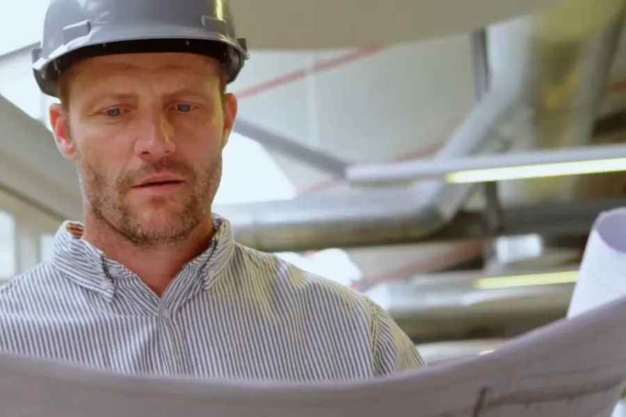 Plumbing contractor reviewing project plans for Plumbing Services in Pottstown, PA | 24/7 Emergency Plumber in Pottstown, PA